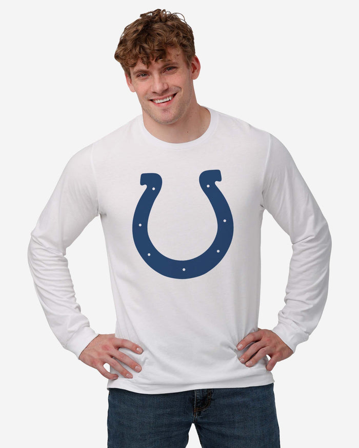 Indianapolis Colts Primary Logo Long Sleeve T-Shirt FOCO - FOCO.com