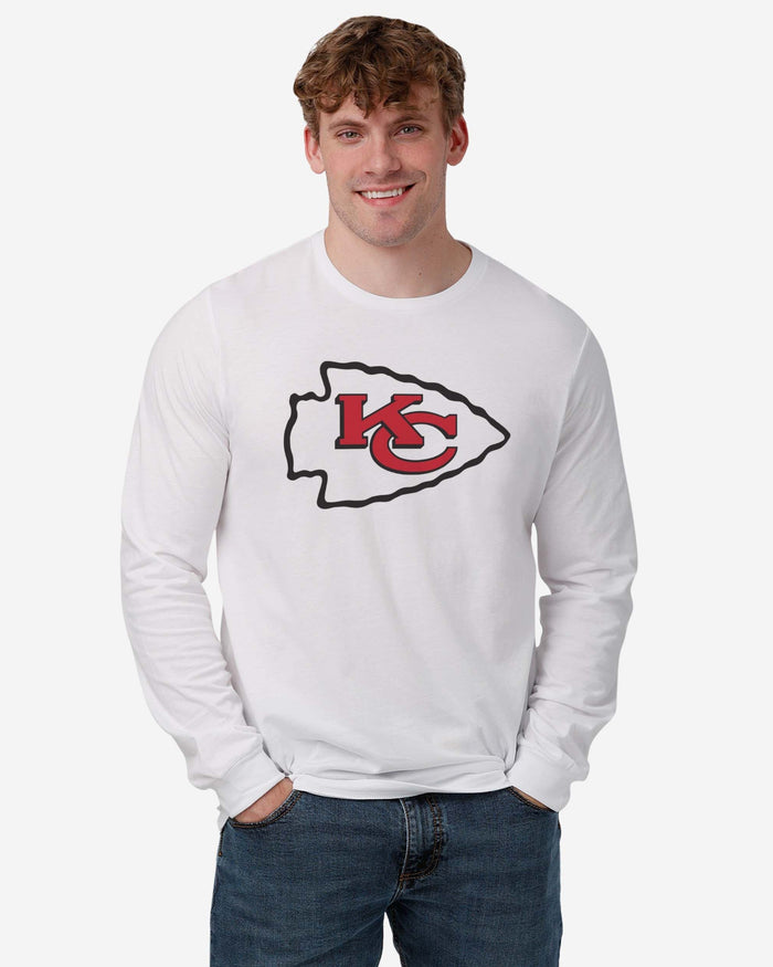 Kansas City Chiefs Primary Logo Long Sleeve T-Shirt FOCO - FOCO.com