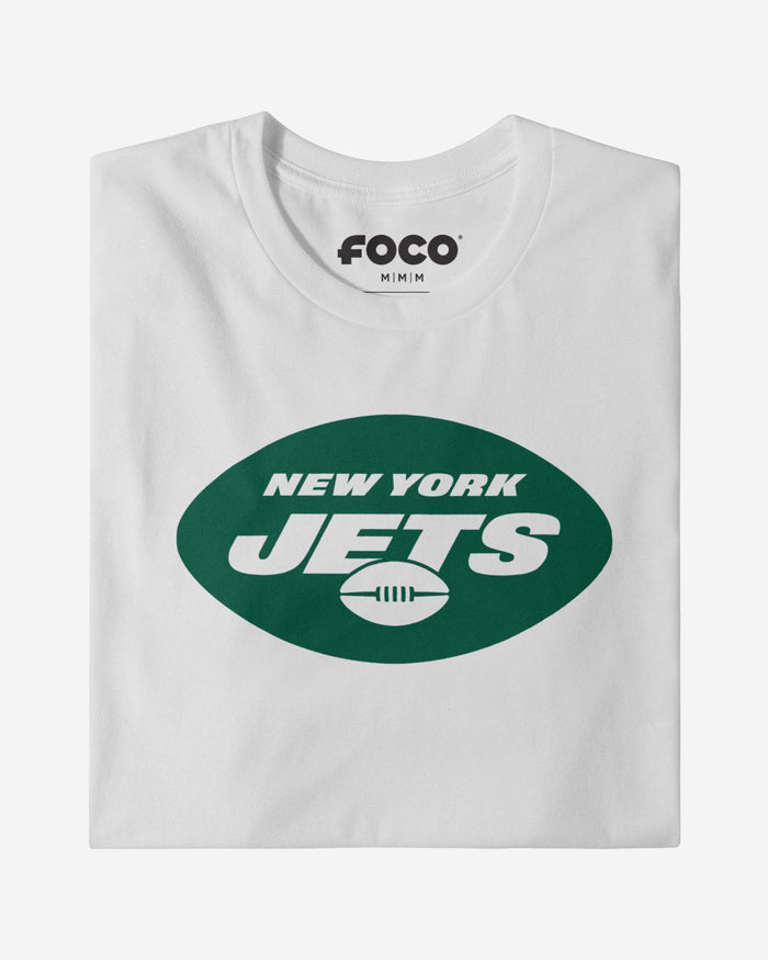 New York Jets 2019 Retro Logo Long Sleeve T-Shirt FOCO White S - FOCO.com