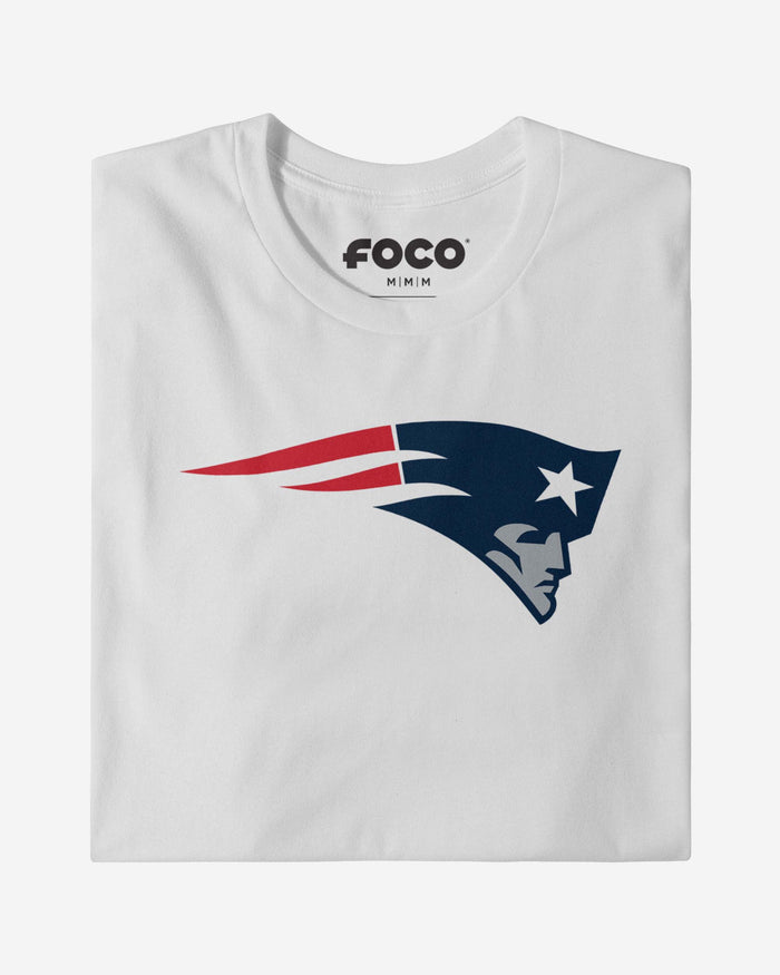 New England Patriots Primary Logo Long Sleeve T-Shirt FOCO White S - FOCO.com