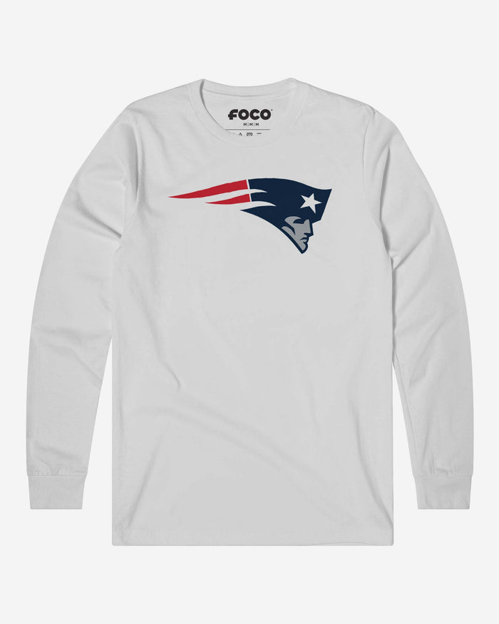 New England Patriots Primary Logo Long Sleeve T-Shirt