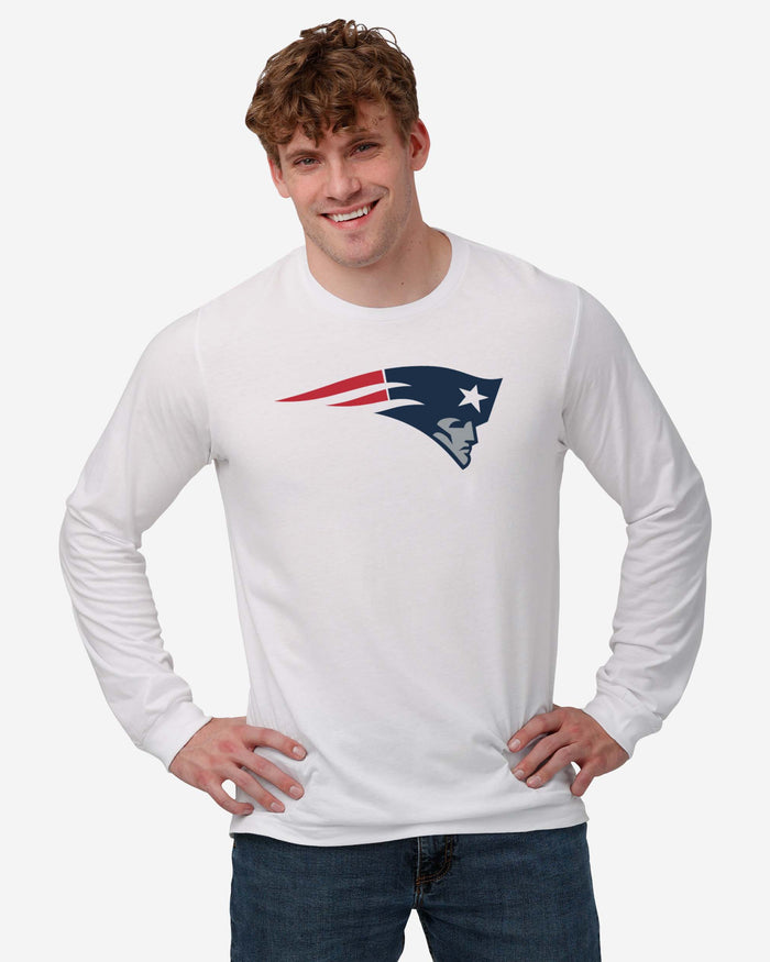 New England Patriots Primary Logo Long Sleeve T-Shirt FOCO - FOCO.com