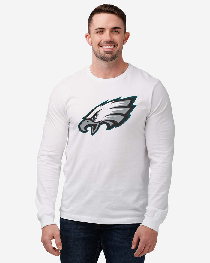 Philadelphia Eagles Primary Logo Long Sleeve T-Shirt FOCO - FOCO.com