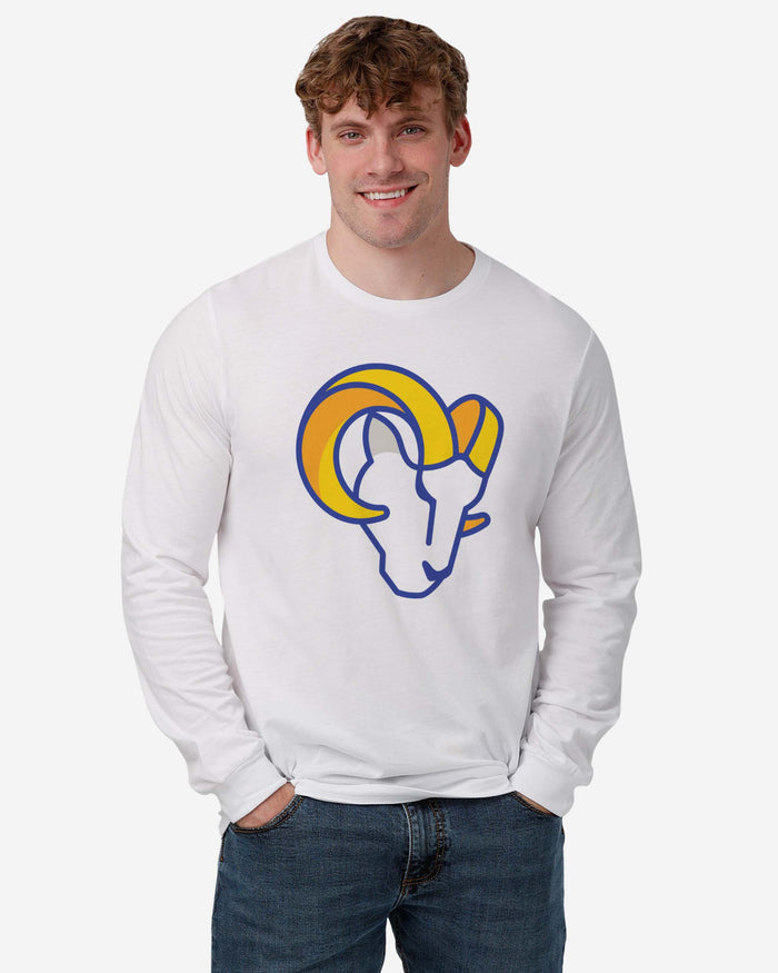 Los Angeles Rams Primary Logo Long Sleeve T-Shirt FOCO - FOCO.com