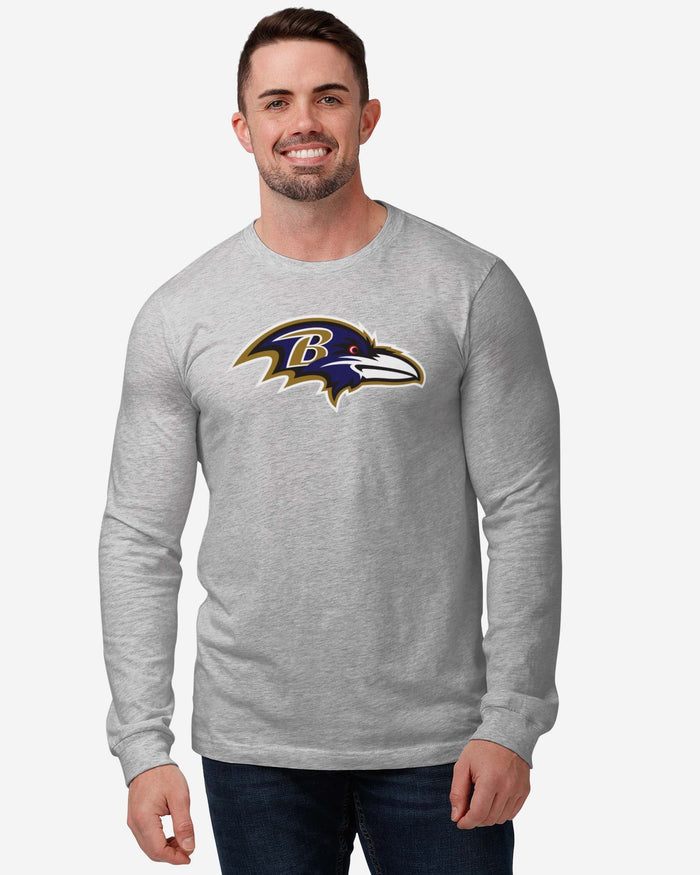 Baltimore Ravens Primary Logo Long Sleeve T-Shirt FOCO - FOCO.com