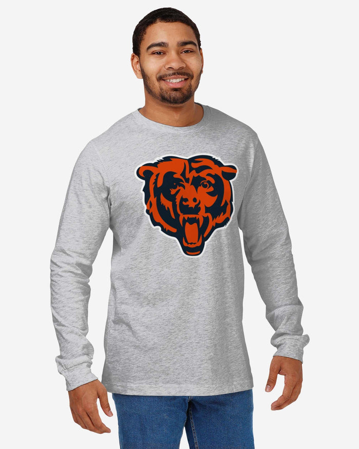 Chicago Bears Primary Logo Long Sleeve T-Shirt FOCO - FOCO.com