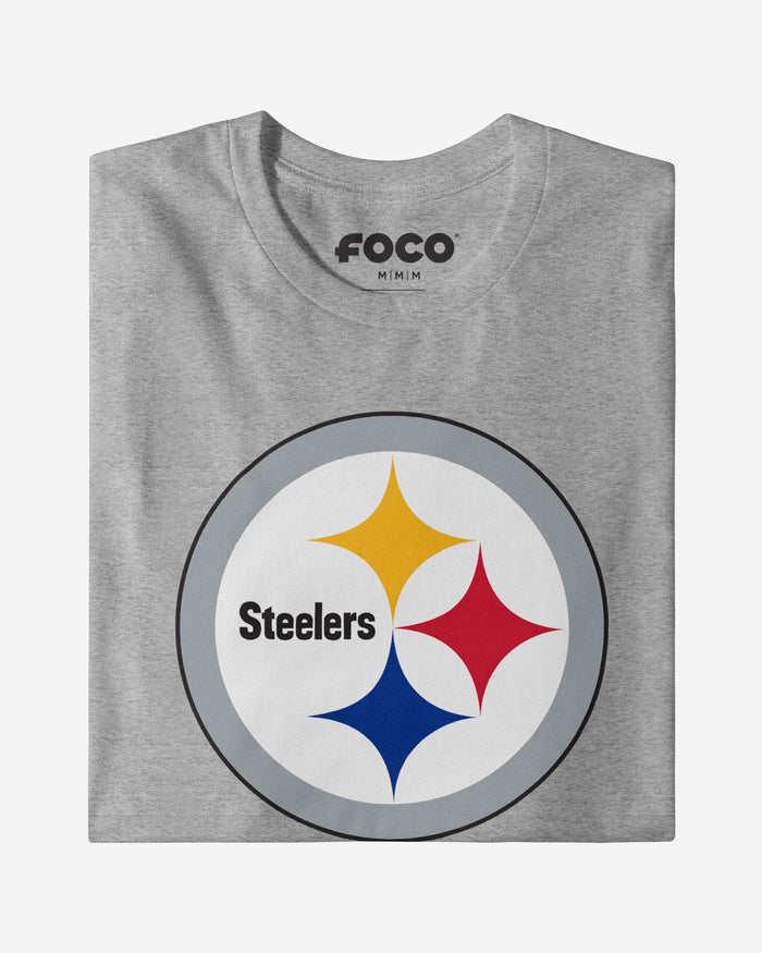 Pittsburgh Steelers Primary Logo Long Sleeve T-Shirt FOCO - FOCO.com