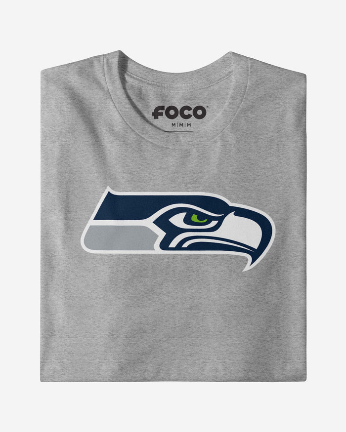 Seattle Seahawks Primary Logo Long Sleeve T-Shirt FOCO - FOCO.com