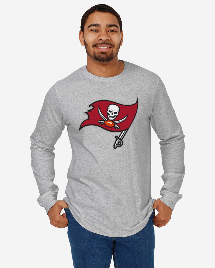 Tampa Bay Buccaneers Primary Logo Long Sleeve T-Shirt FOCO - FOCO.com