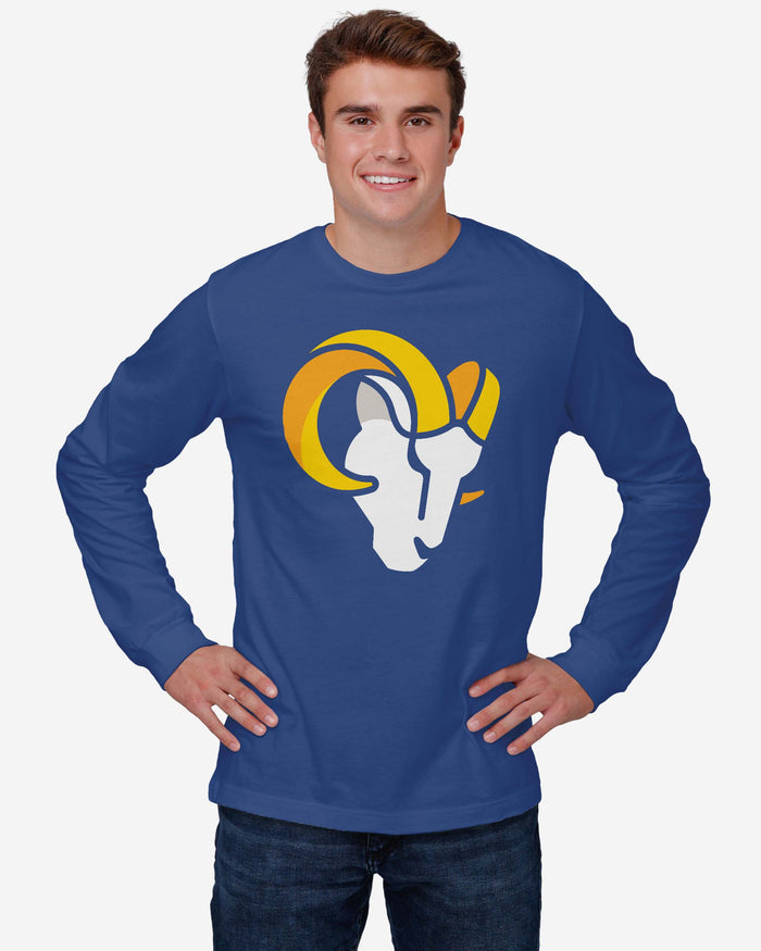 Los Angeles Rams Primary Logo Long Sleeve T-Shirt FOCO - FOCO.com