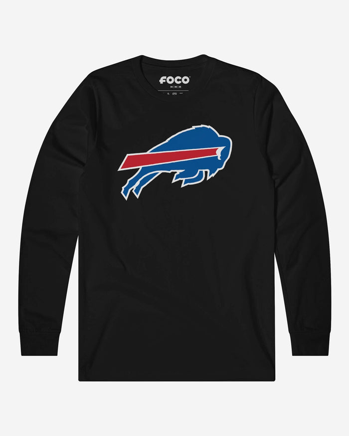 Buffalo Bills Primary Logo Long Sleeve T-Shirt FOCO Black S - FOCO.com