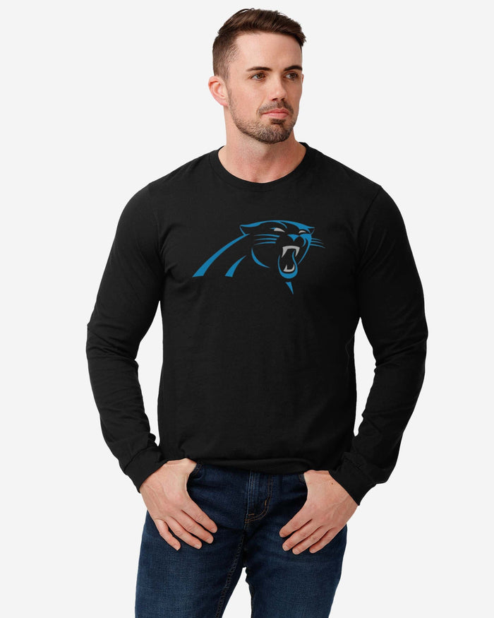 Carolina Panthers Primary Logo Long Sleeve T-Shirt FOCO - FOCO.com