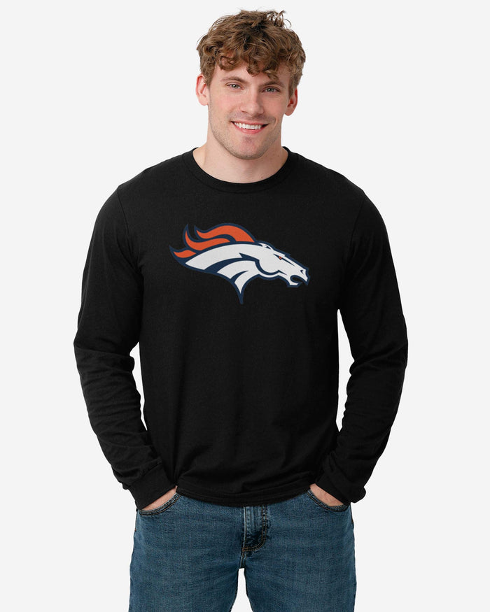 Denver Broncos Primary Logo Long Sleeve T-Shirt FOCO - FOCO.com