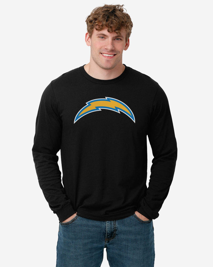 Los Angeles Chargers Primary Logo Long Sleeve T-Shirt FOCO - FOCO.com