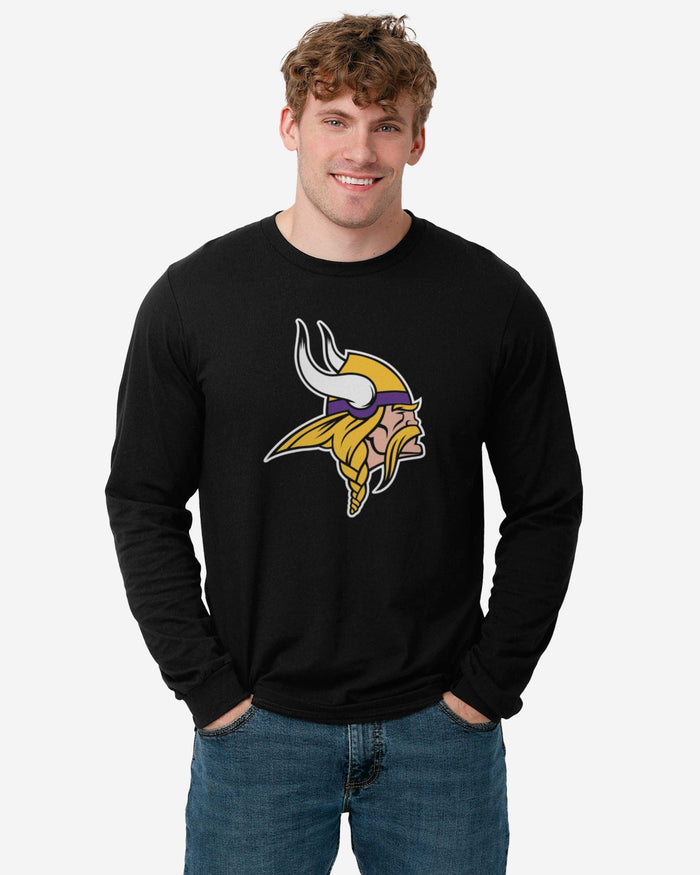 Minnesota Vikings Primary Logo Long Sleeve T-Shirt FOCO - FOCO.com