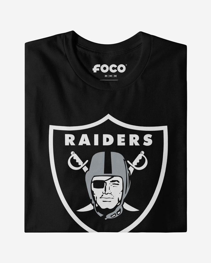 Las Vegas Raiders Primary Logo Long Sleeve T-Shirt FOCO - FOCO.com