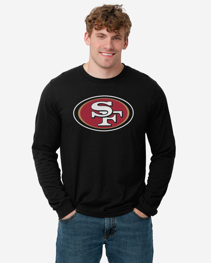 San Francisco 49ers Primary Logo Long Sleeve T-Shirt FOCO - FOCO.com