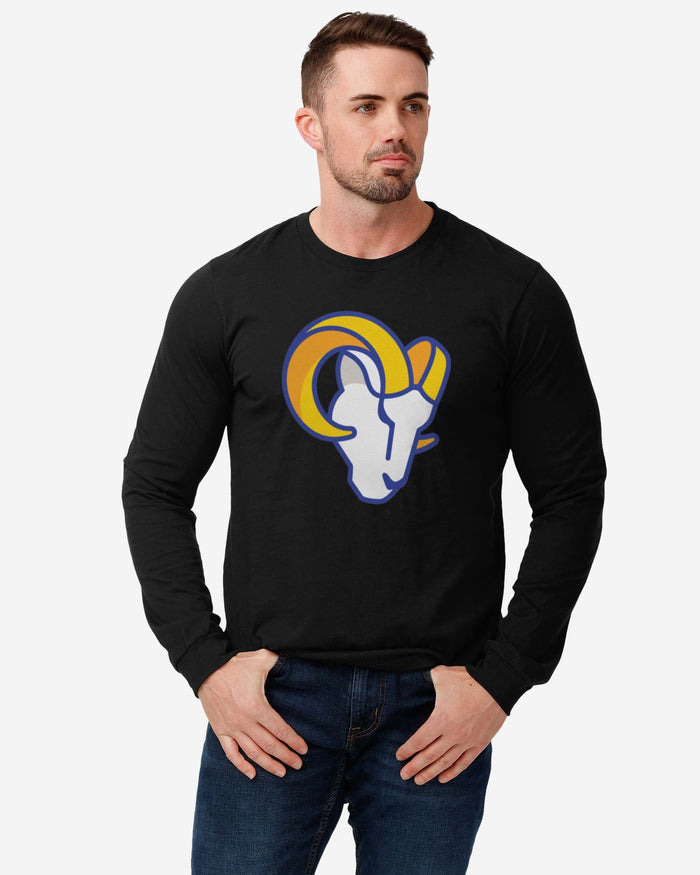 Los Angeles Rams Primary Logo Long Sleeve T-Shirt FOCO - FOCO.com