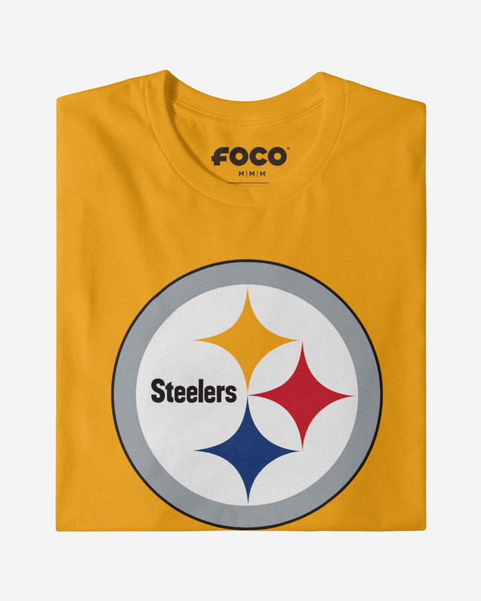 Pittsburgh Steelers Primary Logo Long Sleeve T-Shirt FOCO - FOCO.com