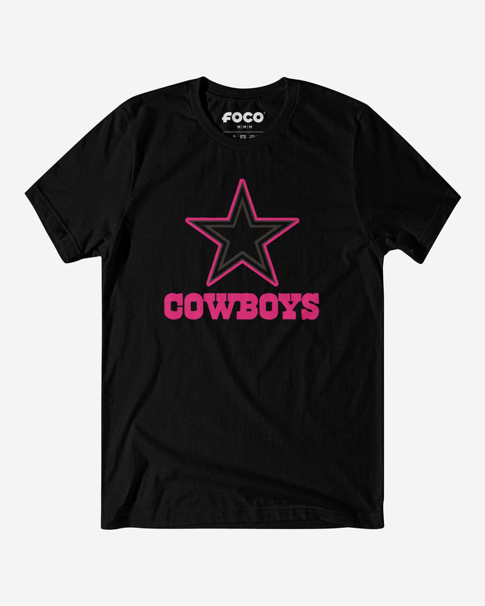 Dallas Cowboys Highlight Reel T-Shirt FOCO Black/Neon Pink S - FOCO.com