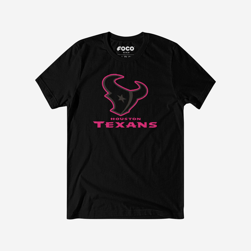 Houston Texans Highlight Reel T-Shirt FOCO Black/Neon Pink S - FOCO.com