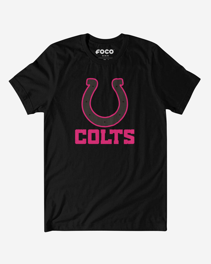 Indianapolis Colts Highlight Reel T-Shirt FOCO Black/Neon Pink S - FOCO.com