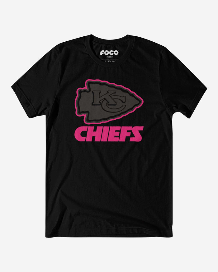 Kansas City Chiefs Highlight Reel T-Shirt FOCO Black/Neon Pink S - FOCO.com