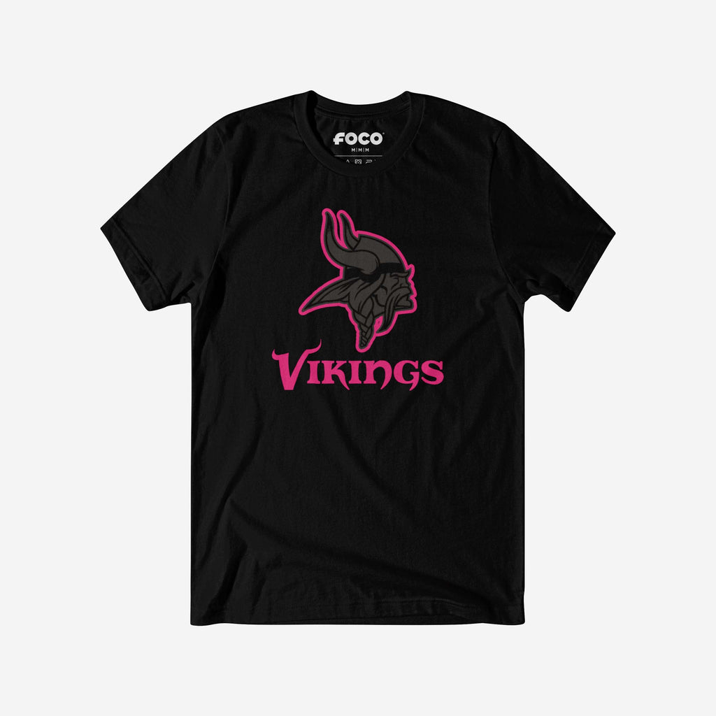 Minnesota Vikings Highlight Reel T-Shirt FOCO Black/Neon Pink S - FOCO.com
