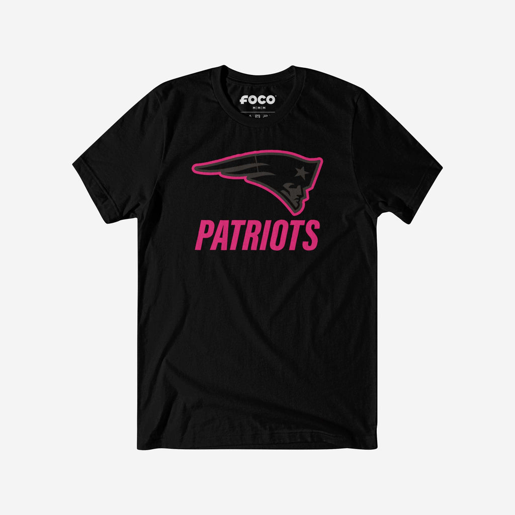 New England Patriots Highlight Reel T-Shirt FOCO Black/Neon Pink S - FOCO.com