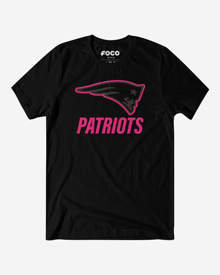 New England Patriots Highlight Reel T-Shirt FOCO Black/Neon Pink S - FOCO.com