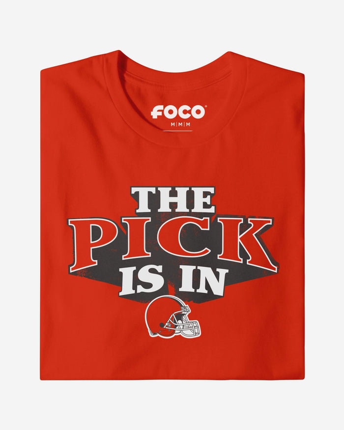 Cleveland Browns Pick Is In T-Shirt FOCO S - FOCO.com