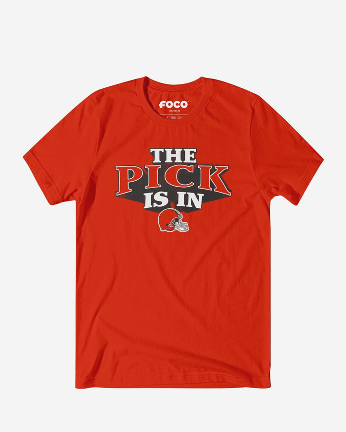 Cleveland Browns Pick Is In T-Shirt FOCO S - FOCO.com