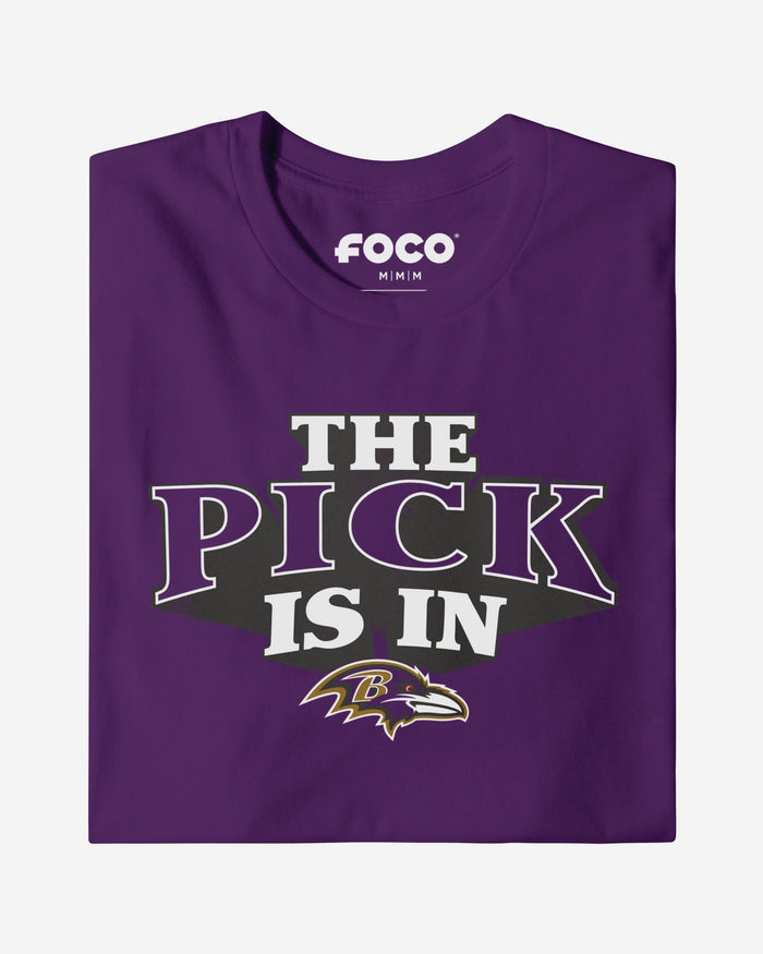 Baltimore Ravens Pick Is In T-Shirt FOCO S - FOCO.com