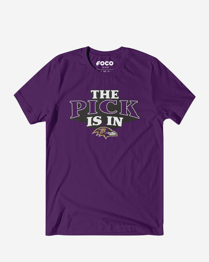 Baltimore Ravens Pick Is In T-Shirt FOCO S - FOCO.com