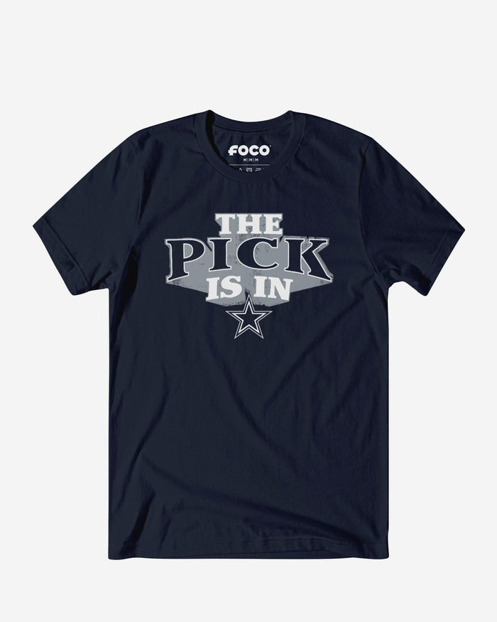 Dallas Cowboys Pick Is In T-Shirt FOCO S - FOCO.com