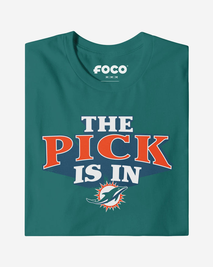 Miami Dolphins Pick Is In T-Shirt FOCO S - FOCO.com