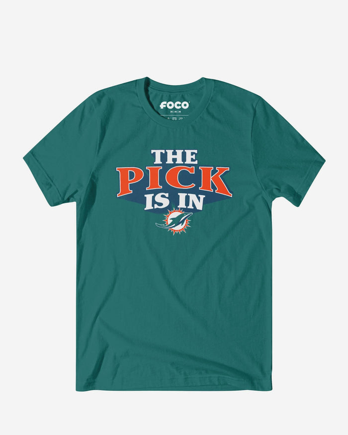 Miami Dolphins Pick Is In T-Shirt FOCO S - FOCO.com