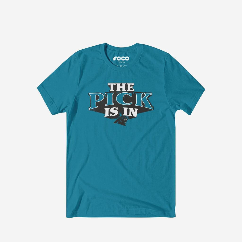 Carolina Panthers Pick Is In T-Shirt FOCO S - FOCO.com