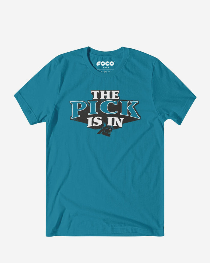 Carolina Panthers Pick Is In T-Shirt FOCO S - FOCO.com