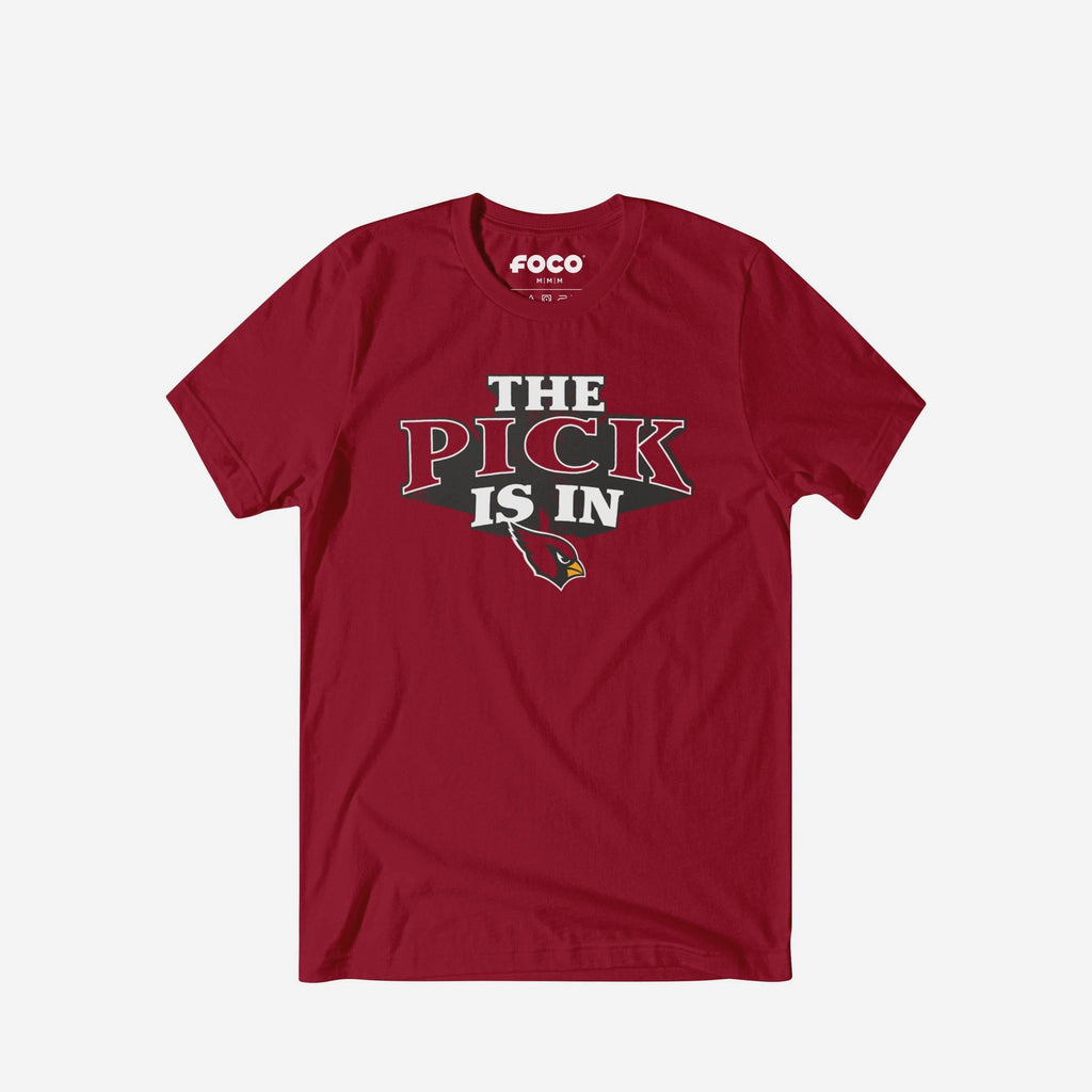 Arizona Cardinals Pick Is In T-Shirt FOCO S - FOCO.com