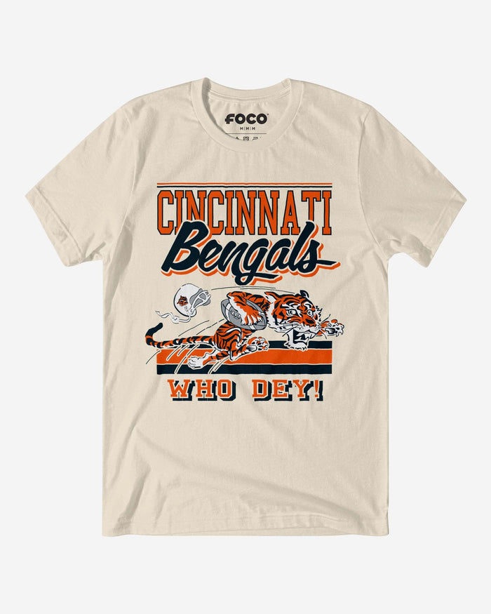 Cincinnati Bengals Retro Logo Mascot T-Shirt FOCO S - FOCO.com