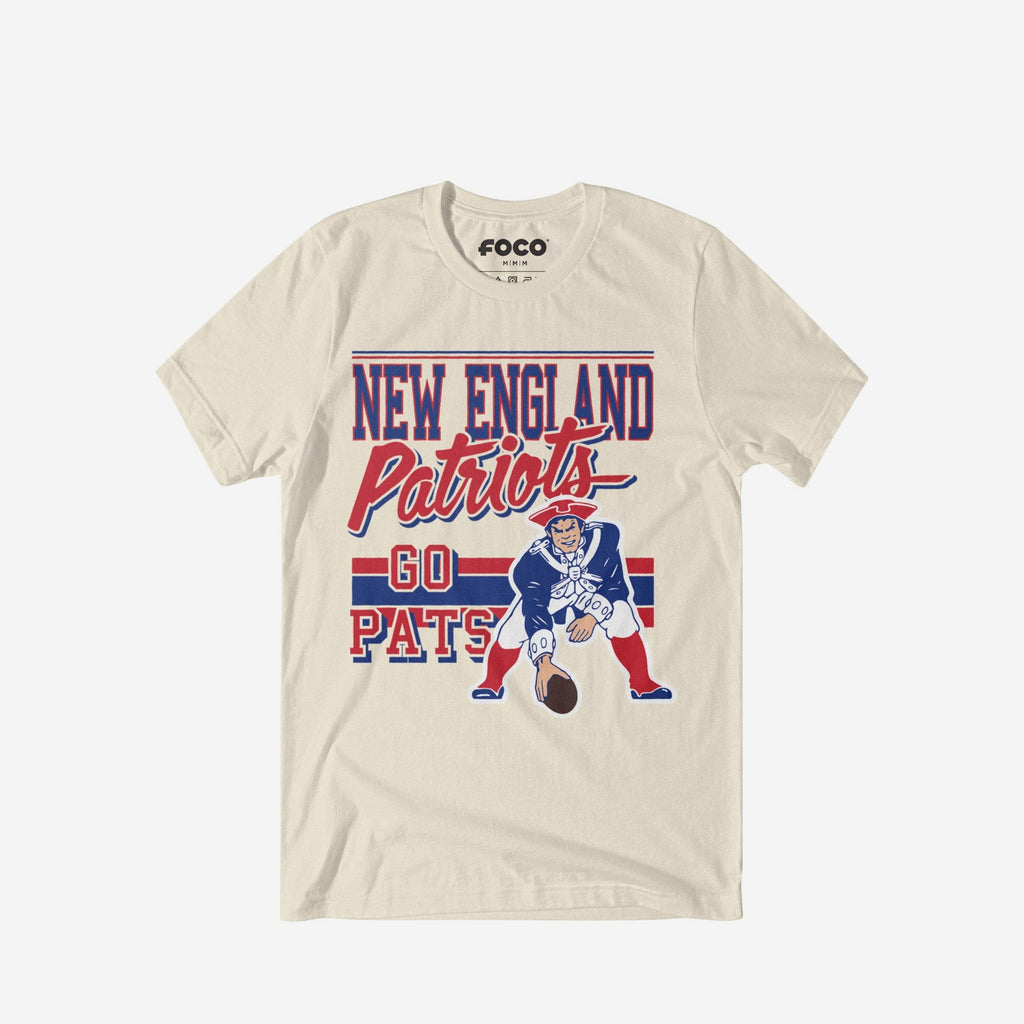 New England Patriots Spirit Script T-Shirt FOCO S - FOCO.com