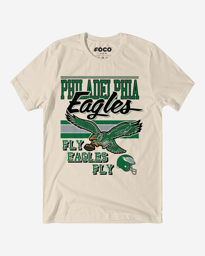 Philadelphia Eagles Retro Logo Mascot T-Shirt FOCO S - FOCO.com