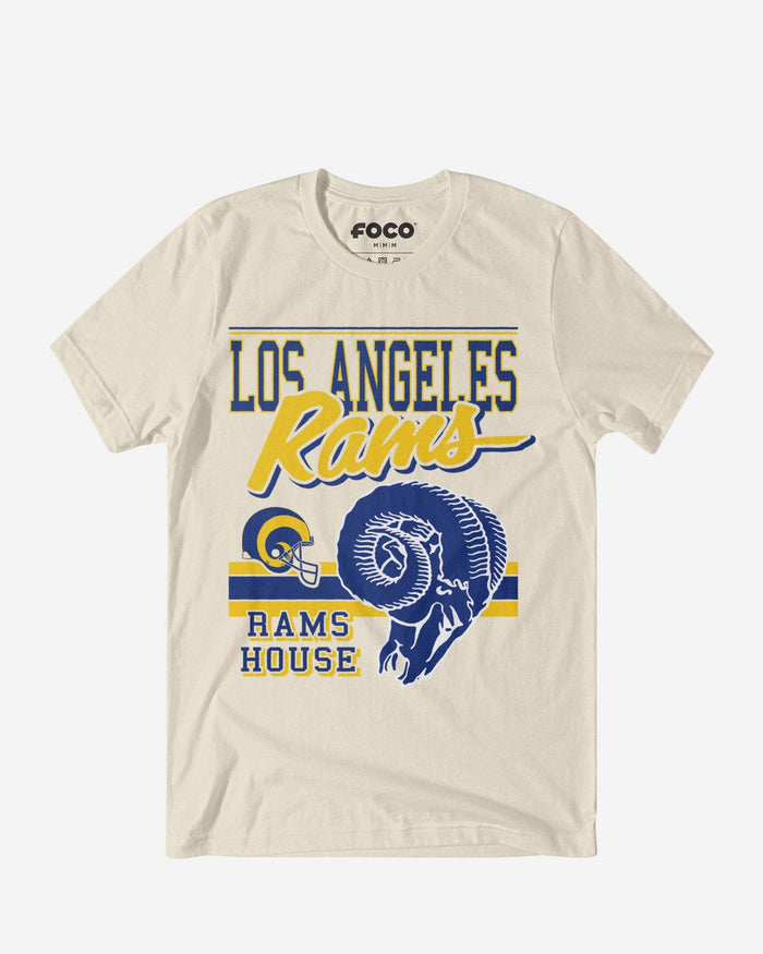 Los Angeles Rams Spirit Script T-Shirt FOCO S - FOCO.com