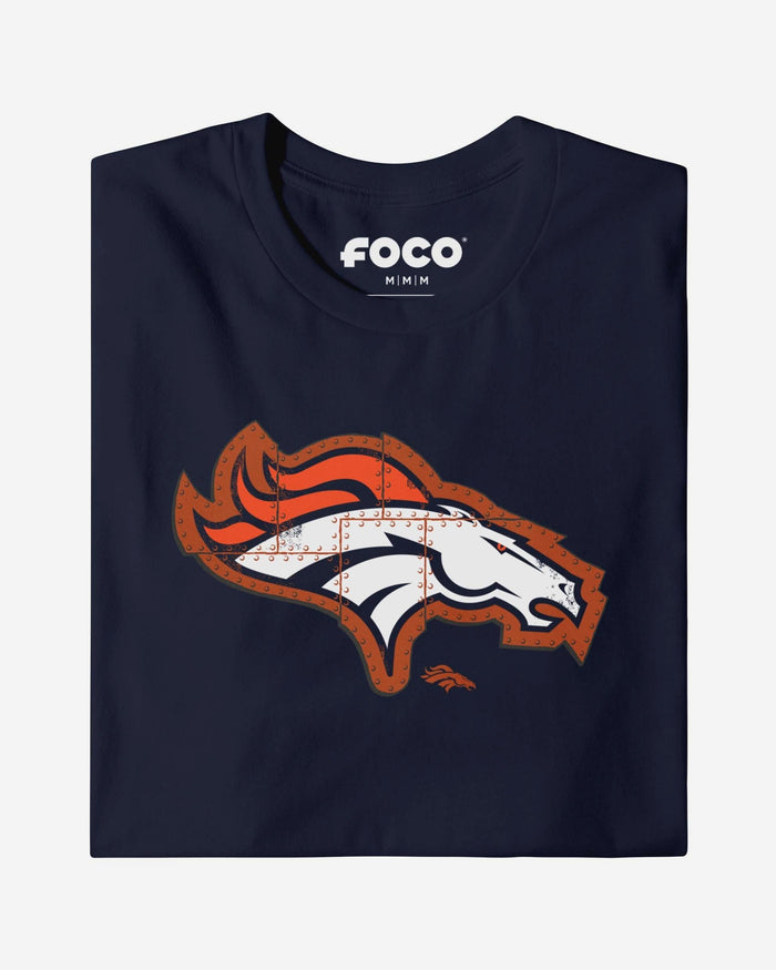 Denver Broncos Rivet Logo T-Shirt FOCO S - FOCO.com