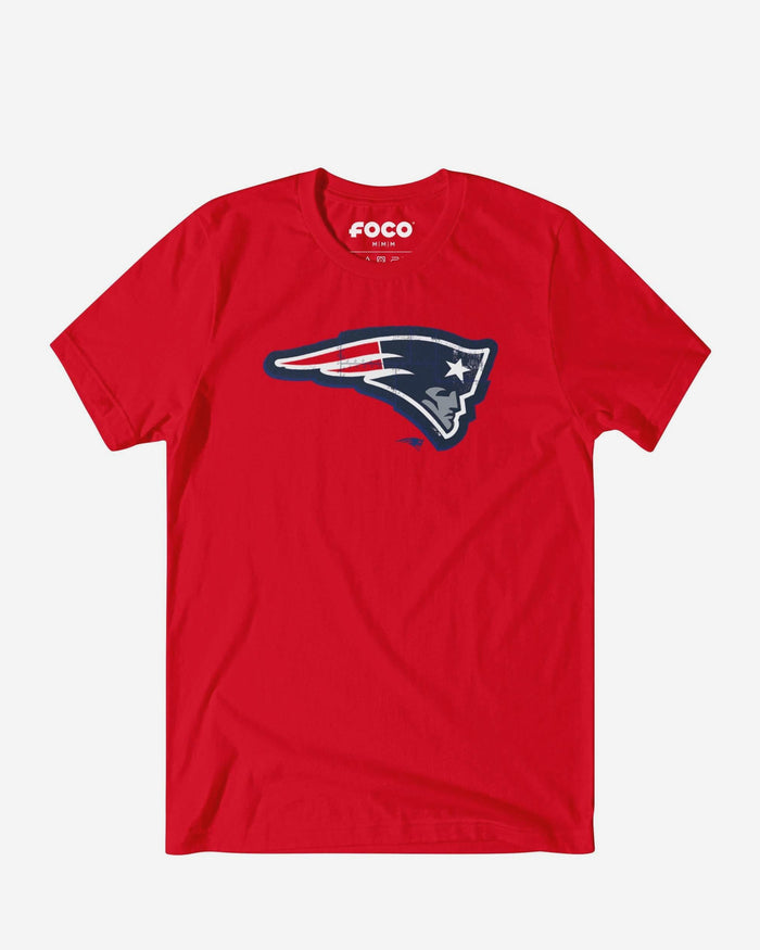 New England Patriots Rivet Logo T-Shirt FOCO S - FOCO.com