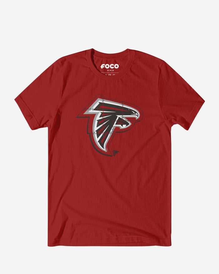 Atlanta Falcons Rivet Logo T-Shirt FOCO S - FOCO.com