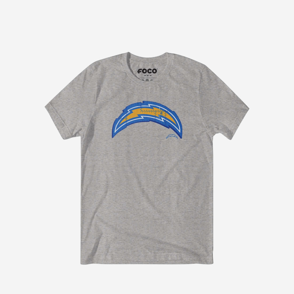 Los Angeles Chargers Rivet Logo T-Shirt FOCO S - FOCO.com