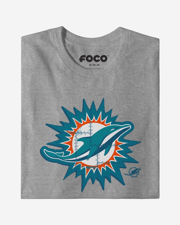Miami Dolphins Rivet Logo T-Shirt FOCO S - FOCO.com