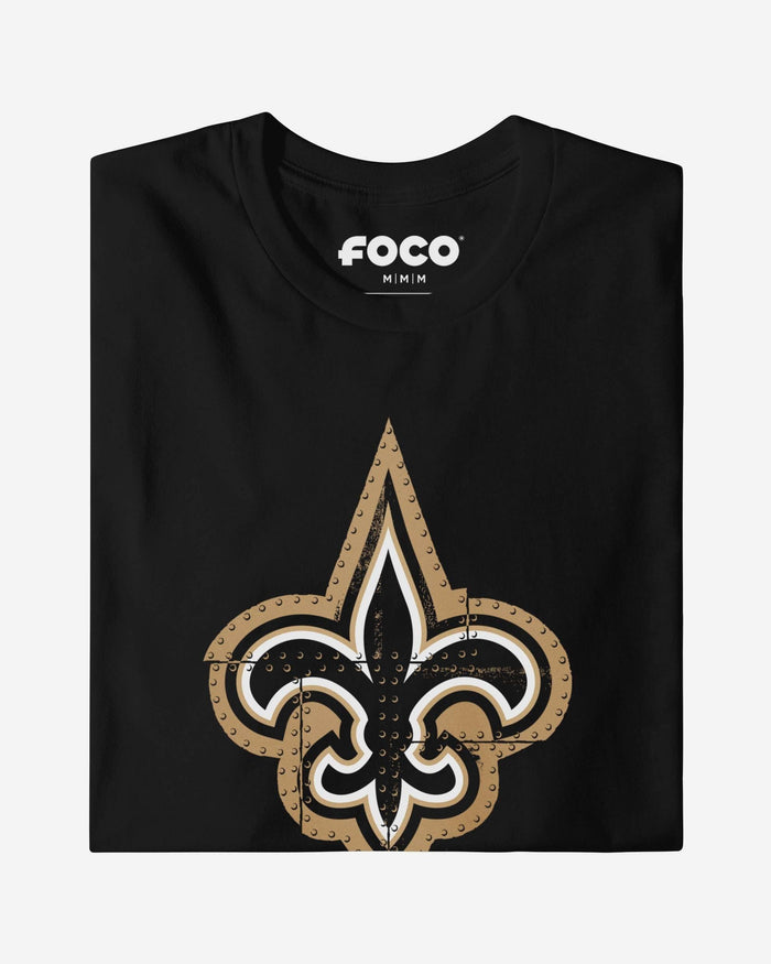 New Orleans Saints Rivet Logo T-Shirt FOCO S - FOCO.com